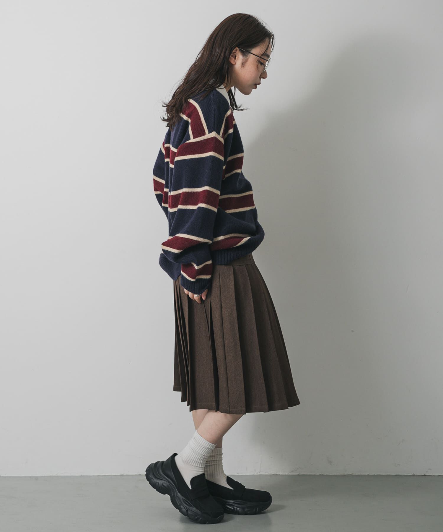 SENSE OF PLACE by URBAN RESEARCH「ミディプリーツスカート」|スカート|