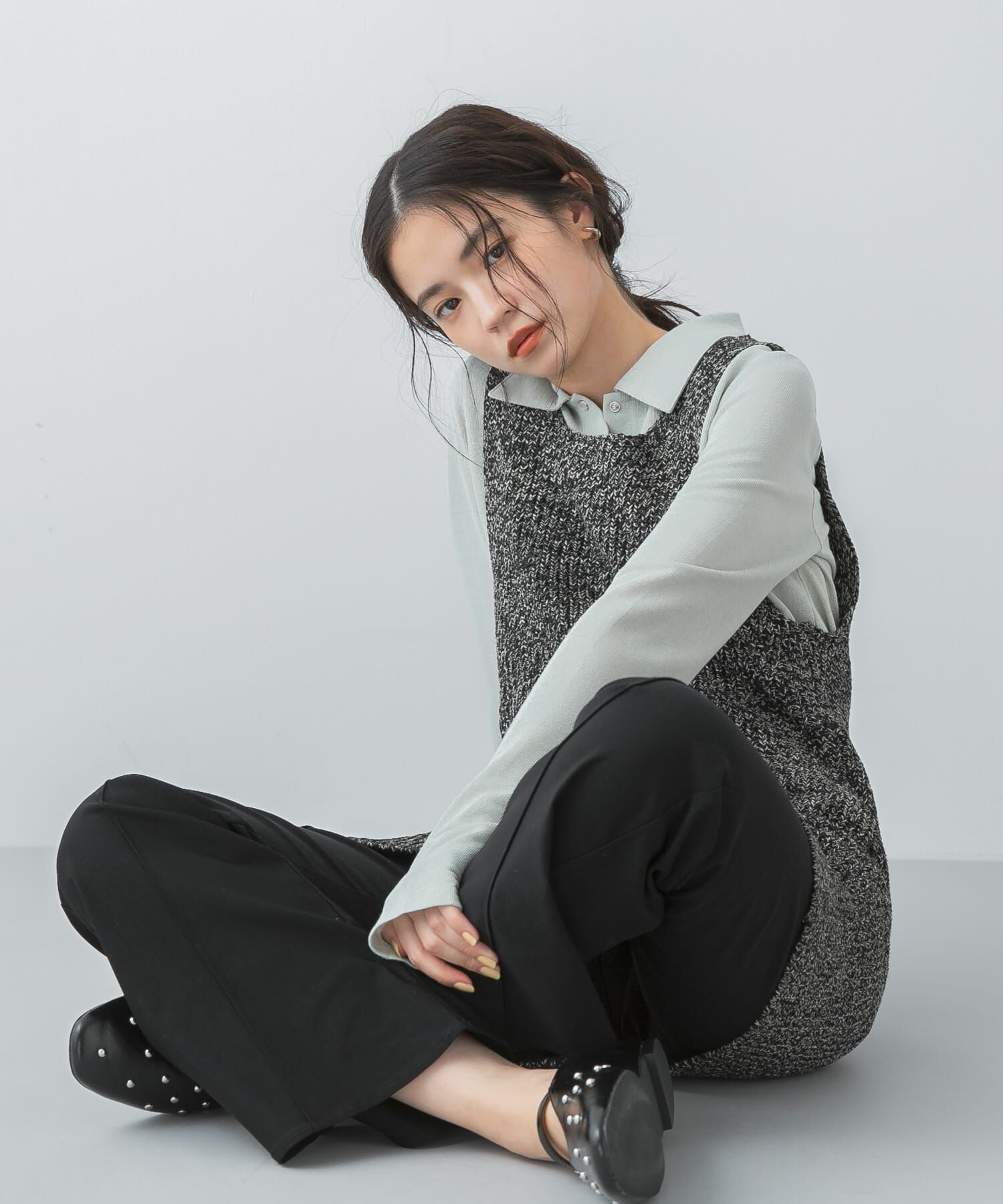 SENSE OF PLACE by URBAN RESEARCH「ストレッチフレアパンツ」|その他|ブラック