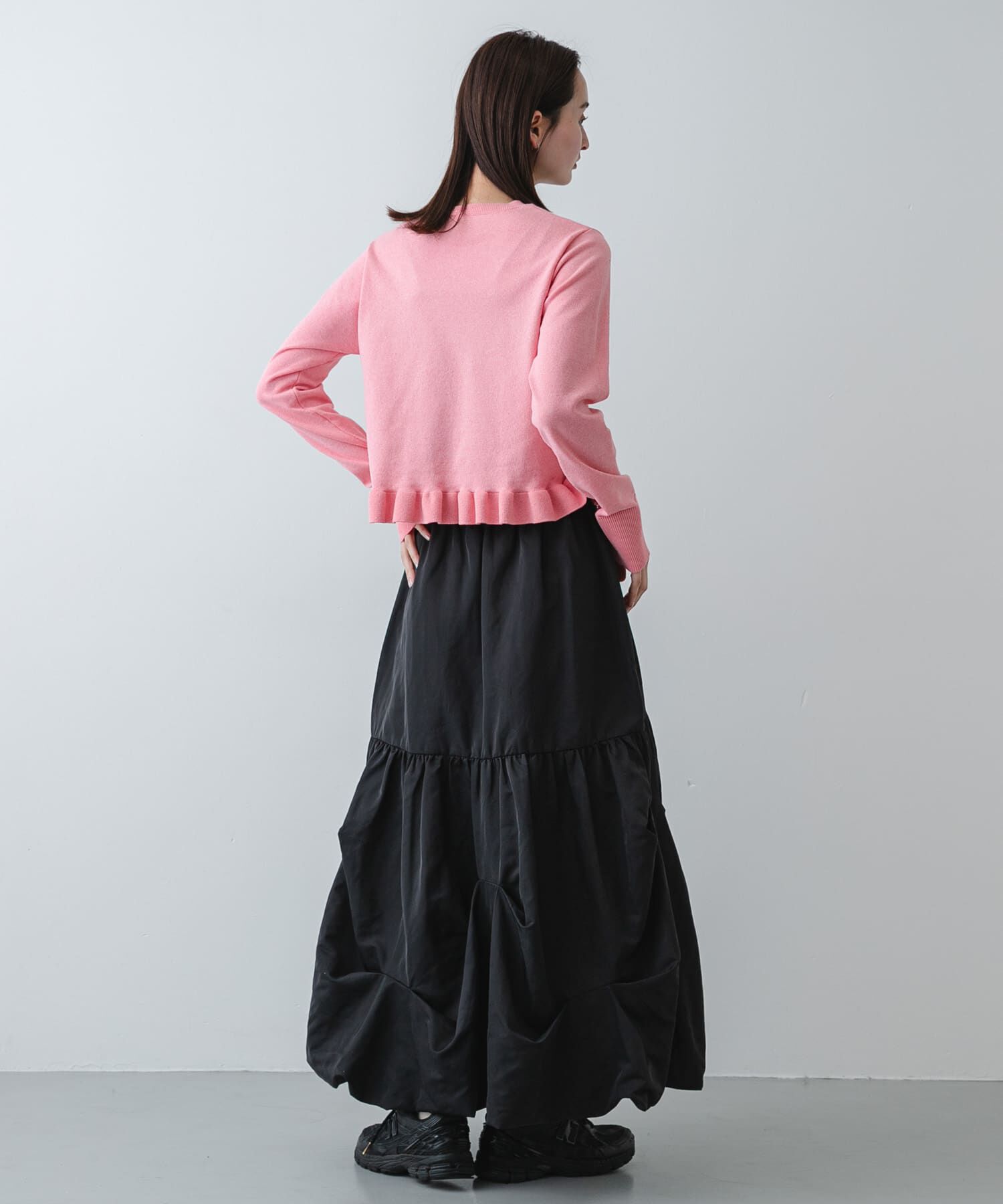 SENSE OF PLACE by URBAN RESEARCH「『洗濯可』フリルトリムニットカーディガン」|ニット・セーター|