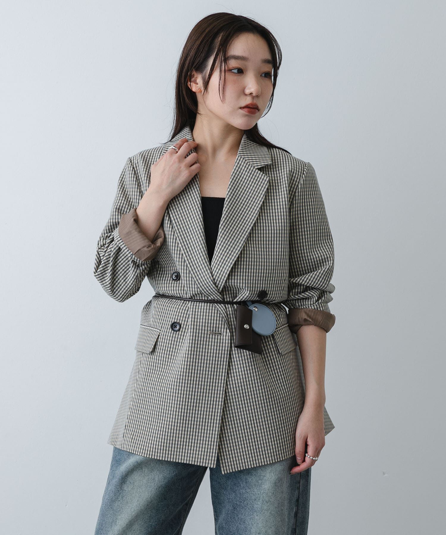 SENSE OF PLACE by URBAN RESEARCH「『イージーケア』ダブルテーラードジャケット」|その他|