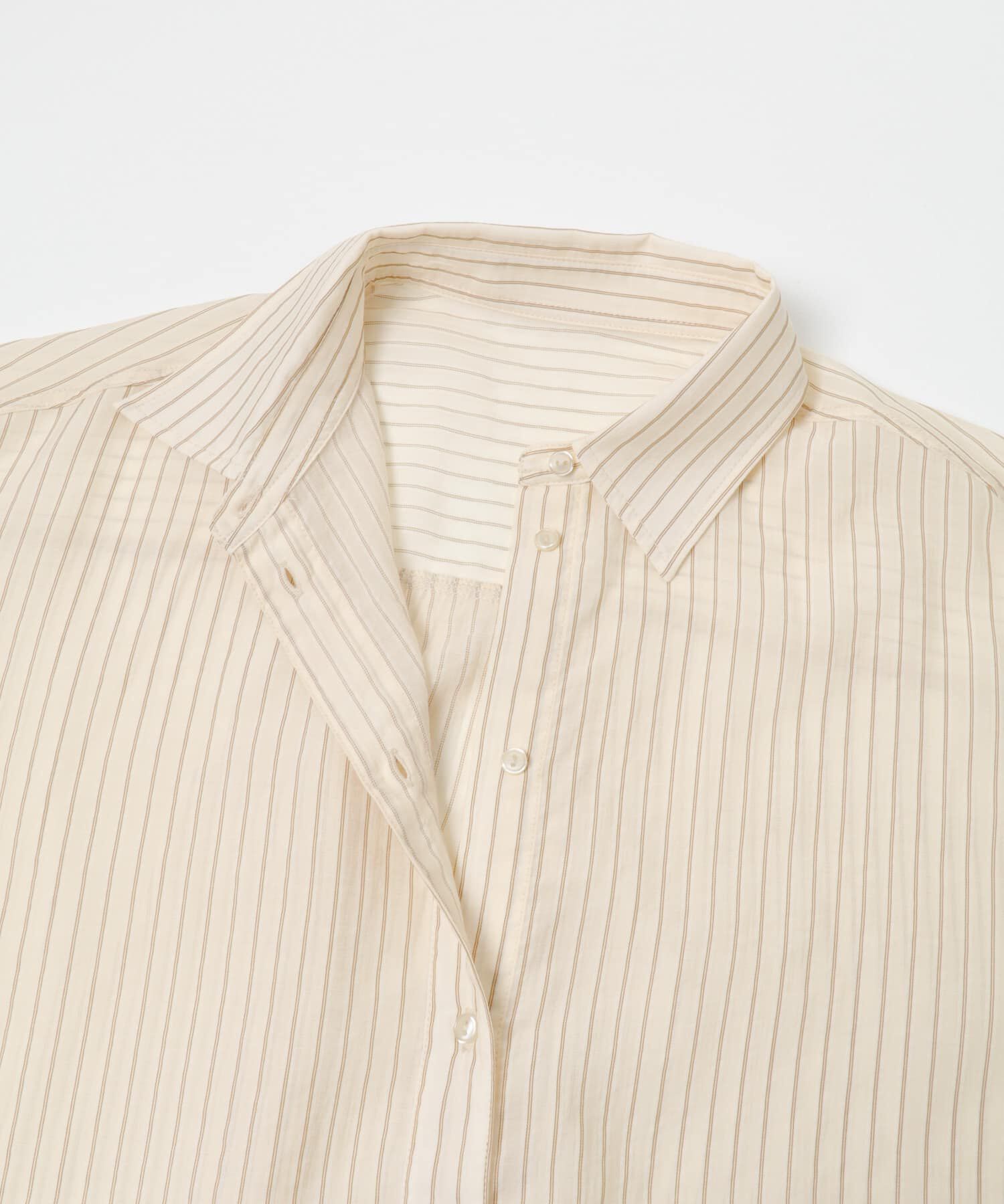 SENSE OF PLACE by URBAN RESEARCH「『接触冷感/速乾』シアーストライプアレンジシャツ」|シャツ・ブラウス|