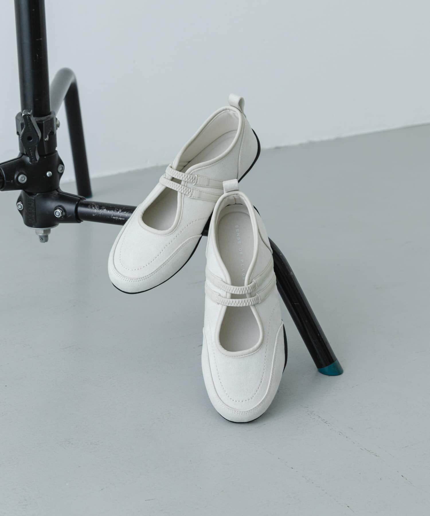 SENSE OF PLACE by URBAN RESEARCH「『軽量』フラットソールバレエスニーカー」|バレエシューズ|