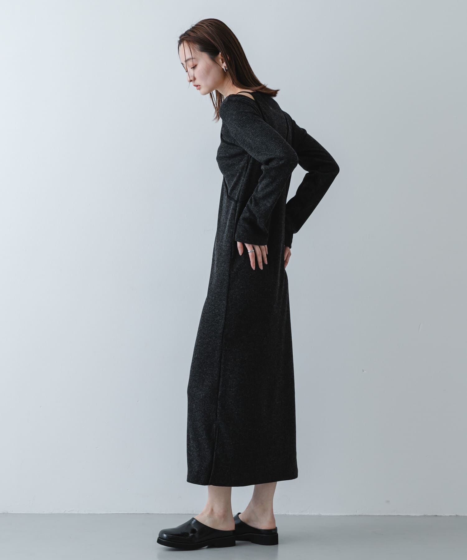 SENSE OF PLACE by URBAN RESEARCH「レイヤードデザインリブワンピース」|ワンピース|