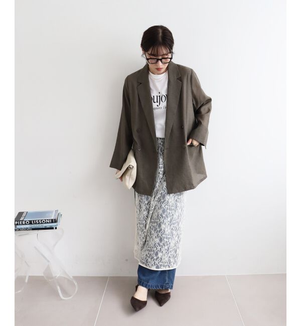  「リネンライクテーラードジャケット」|その他|