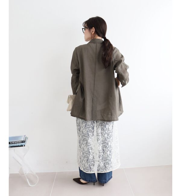  「リネンライクテーラードジャケット」|その他|