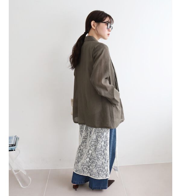  「リネンライクテーラードジャケット」|その他|