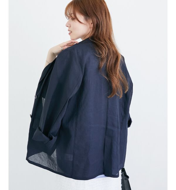  「リネンライクテーラードジャケット」|その他|