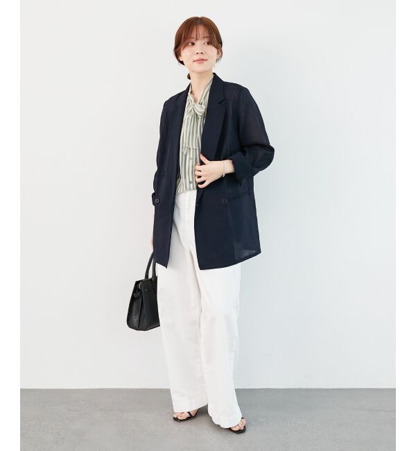  「リネンライクテーラードジャケット」|その他|
