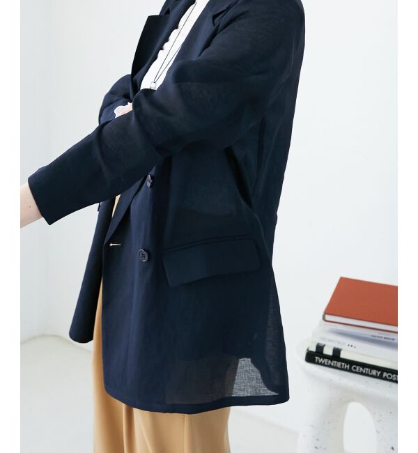  「リネンライクテーラードジャケット」|その他|