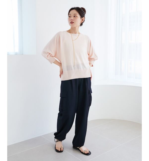  「《手洗い可能》ハイゲージドルマンプルオーバー」|ニット・セーター|