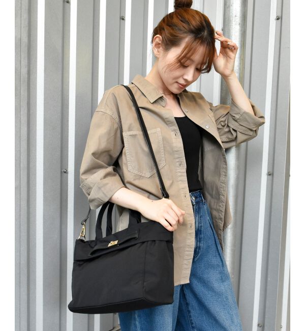  「ナイロンベルトデザイン2wayトート」|トートバッグ|