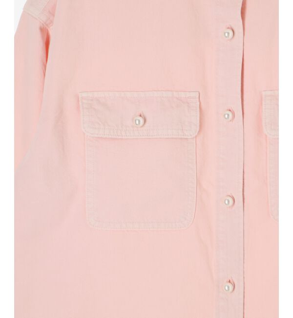  「スタンドネックパールボタンシャツ」|シャツ・ブラウス|