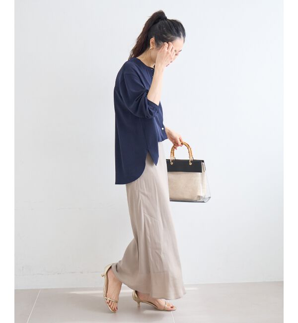  「2WAYジョーゼットギャザースリーブブラウス」|シャツ・ブラウス|