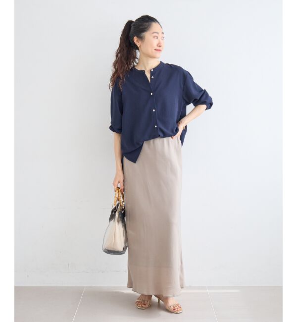  「2WAYジョーゼットギャザースリーブブラウス」|シャツ・ブラウス|