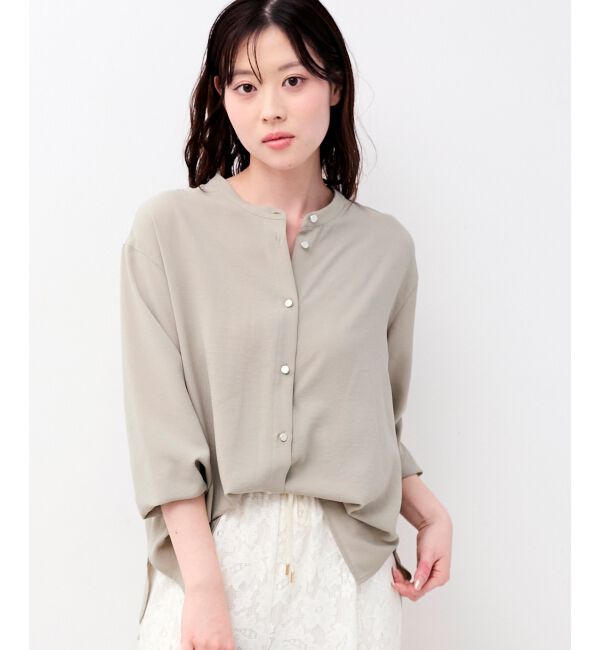  「2WAYジョーゼットギャザースリーブブラウス」|シャツ・ブラウス|