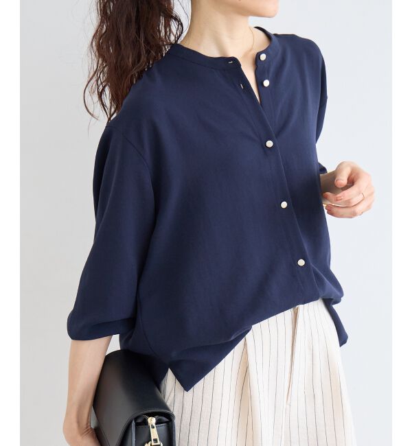  「2WAYジョーゼットギャザースリーブブラウス」|シャツ・ブラウス|