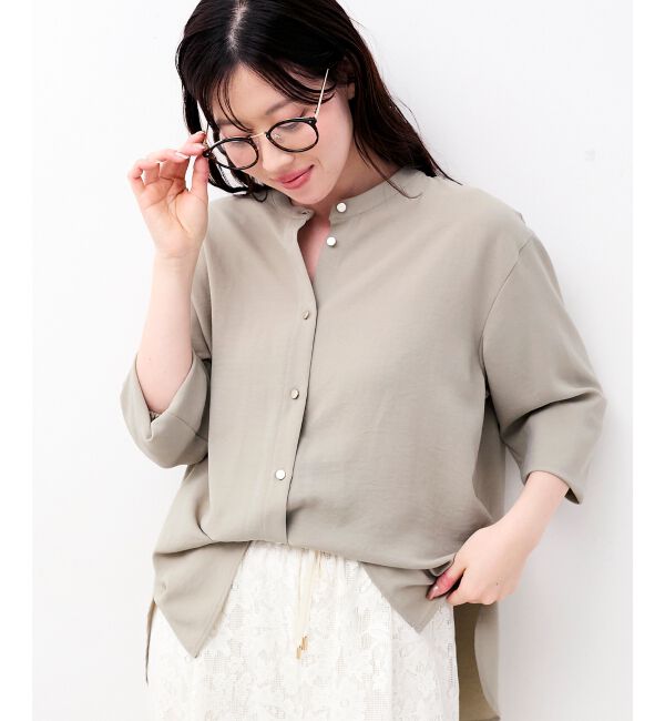  「2WAYジョーゼットギャザースリーブブラウス」|シャツ・ブラウス|