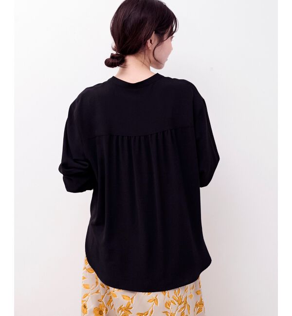  「2WAYジョーゼットギャザースリーブブラウス」|シャツ・ブラウス|