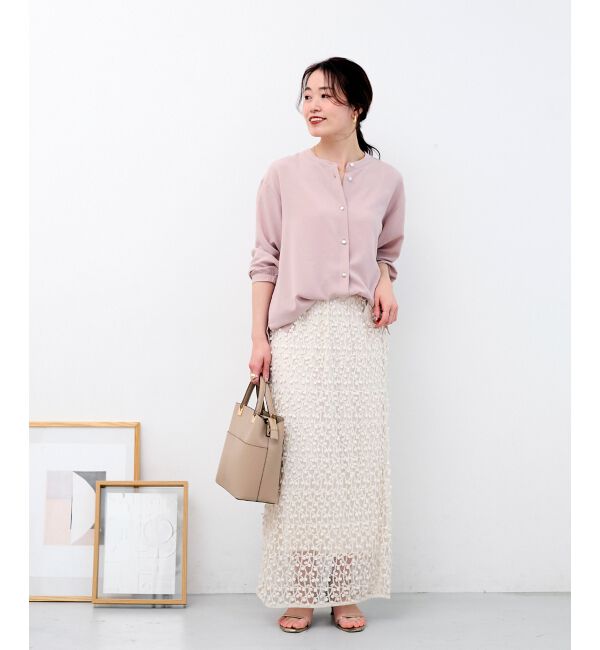  「2WAYジョーゼットギャザースリーブブラウス」|シャツ・ブラウス|