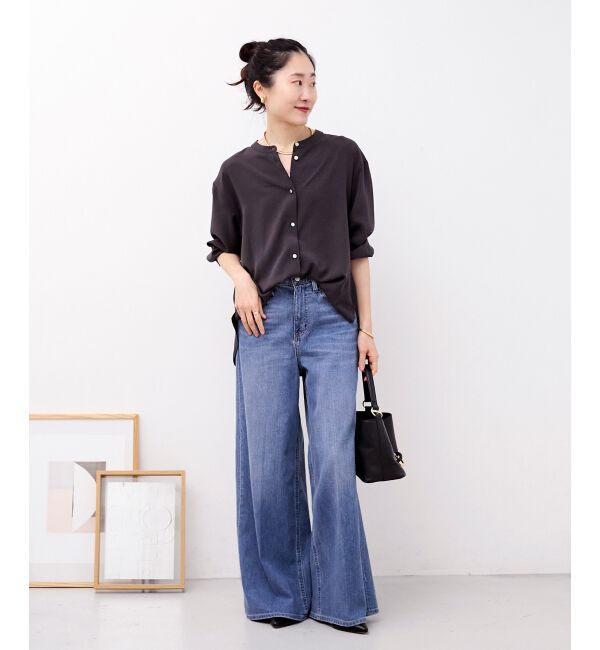  「2WAYジョーゼットギャザースリーブブラウス」|シャツ・ブラウス|