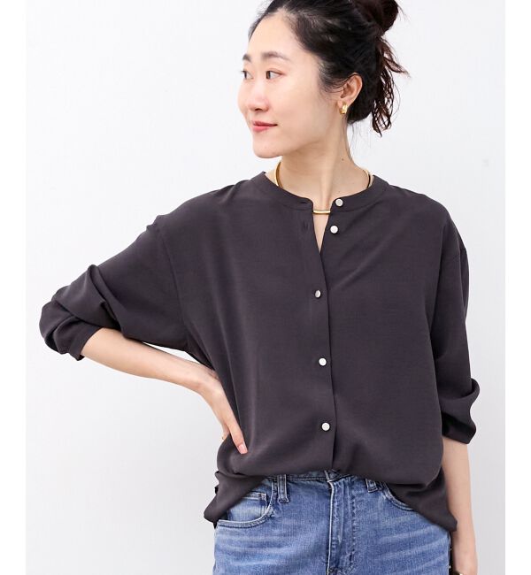  「2WAYジョーゼットギャザースリーブブラウス」|シャツ・ブラウス|