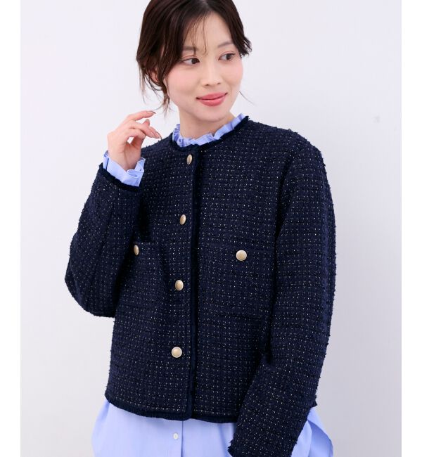  「ツィードノーカラージャケット」|その他|