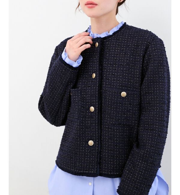  「ツィードノーカラージャケット」|その他|