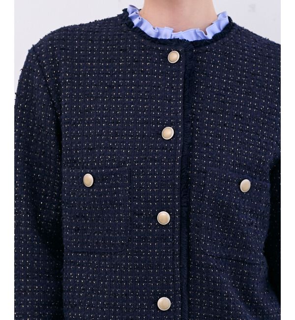  「ツィードノーカラージャケット」|その他|