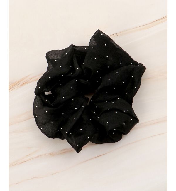  「キラキラブルーミングシュシュ」|ヘアゴム・シュシュ|