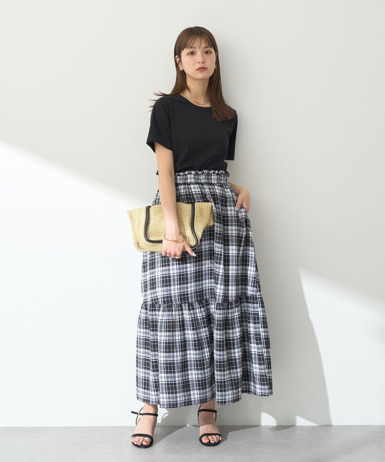 earth music&ecology「クリンクルスカート」|フレア|