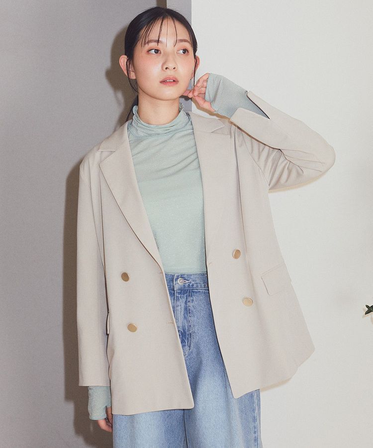 earth music&ecology「ダブルテーラードジャケット」|テーラードジャケット|