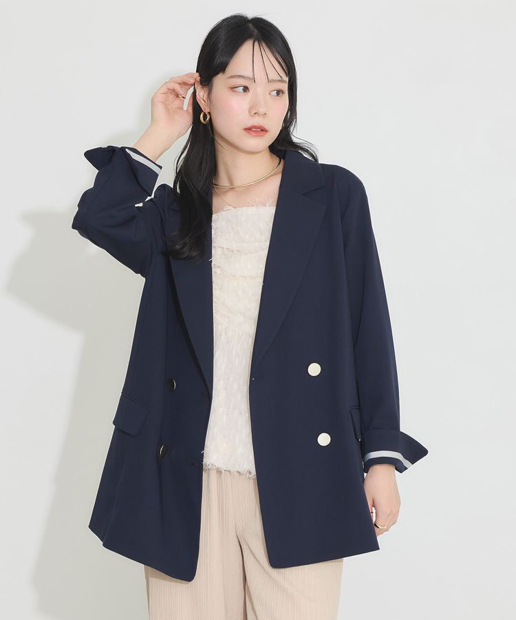 earth music&ecology「ダブルテーラードジャケット」|テーラードジャケット|