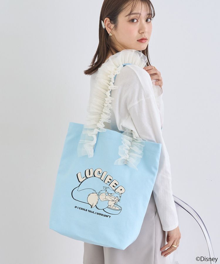 earth music&ecology「シンデレラ/チュールフリルトートバッグ」|トートバッグ|