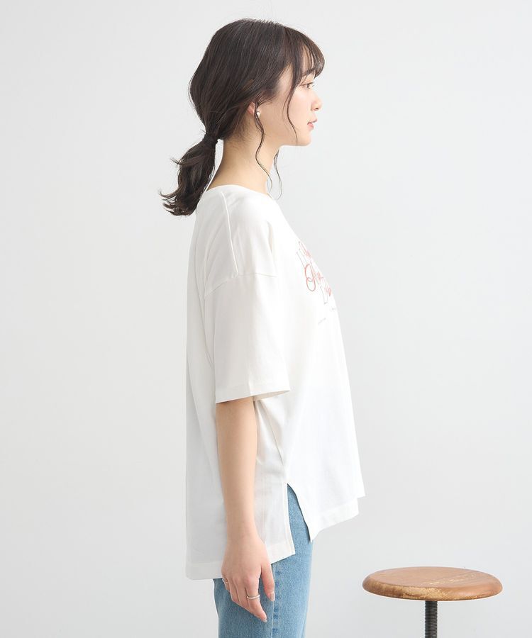 earth music&ecology「Le nouveauスリットT」|Tシャツ・カットソー|
