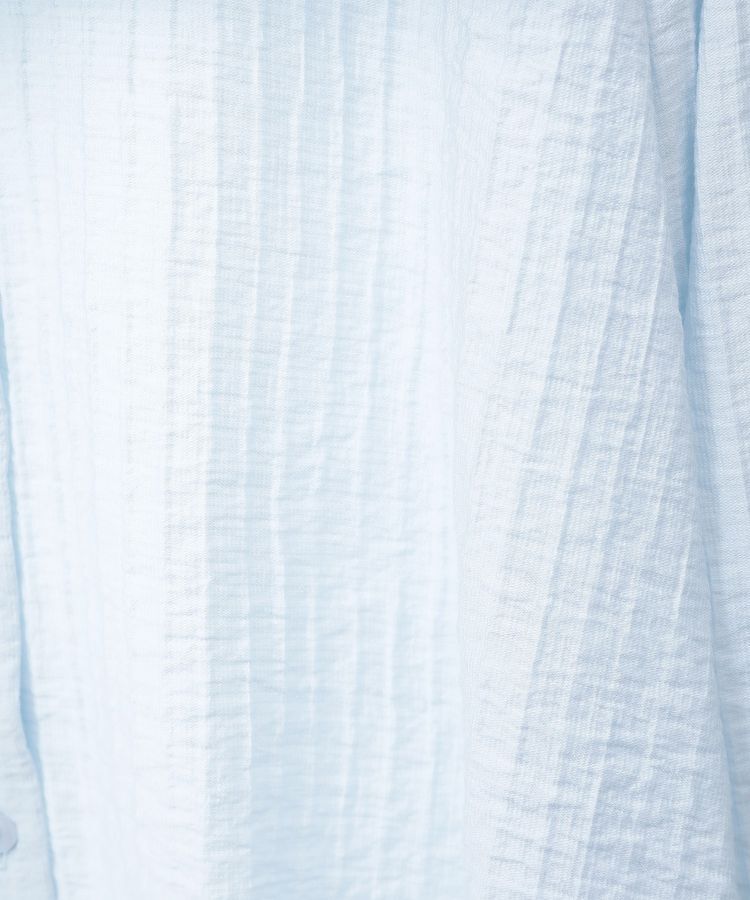 earth music&ecology「2WAYスクエアラッフルカラーブラウス」|シャツ・ブラウス|