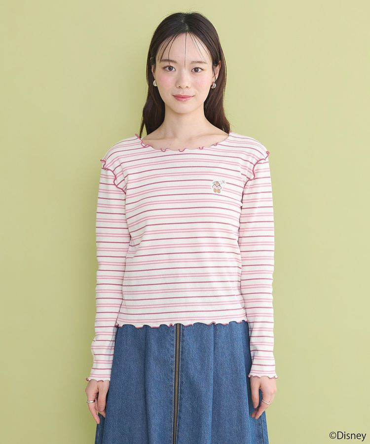 earth music&ecology「チップ&デール/ボーダーメロープルオーバー」|Tシャツ・カットソー|