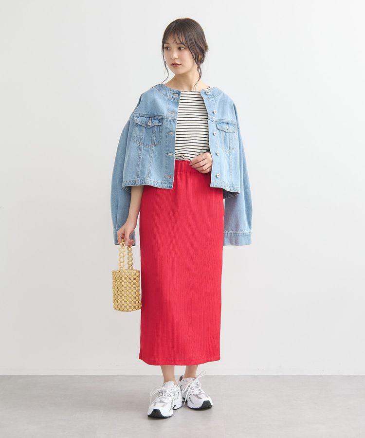 earth music&ecology「リブメローショートスリーブプルオーバー」|Tシャツ・カットソー|