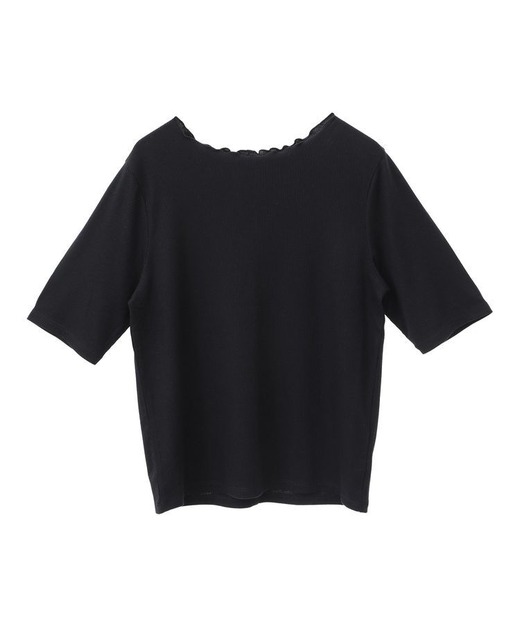 earth music&ecology「リブメローショートスリーブプルオーバー」|Tシャツ・カットソー|