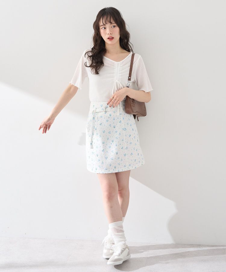 earth music&ecology「アシメネックドロストシアープルオーバー」|Tシャツ・カットソー|