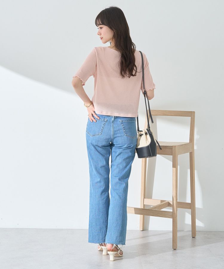 earth music&ecology「アシメネックドロストシアープルオーバー」|Tシャツ・カットソー|