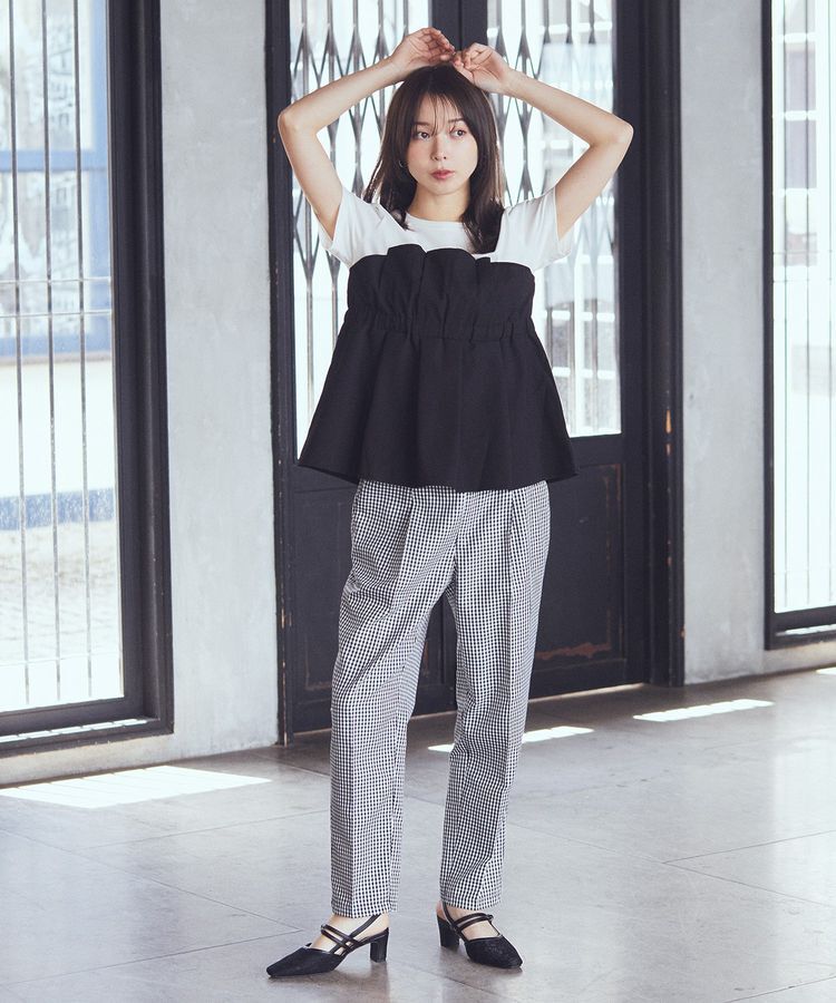 earth music&ecology「ビスチェドッキングプルオーバー」|Tシャツ・カットソー|