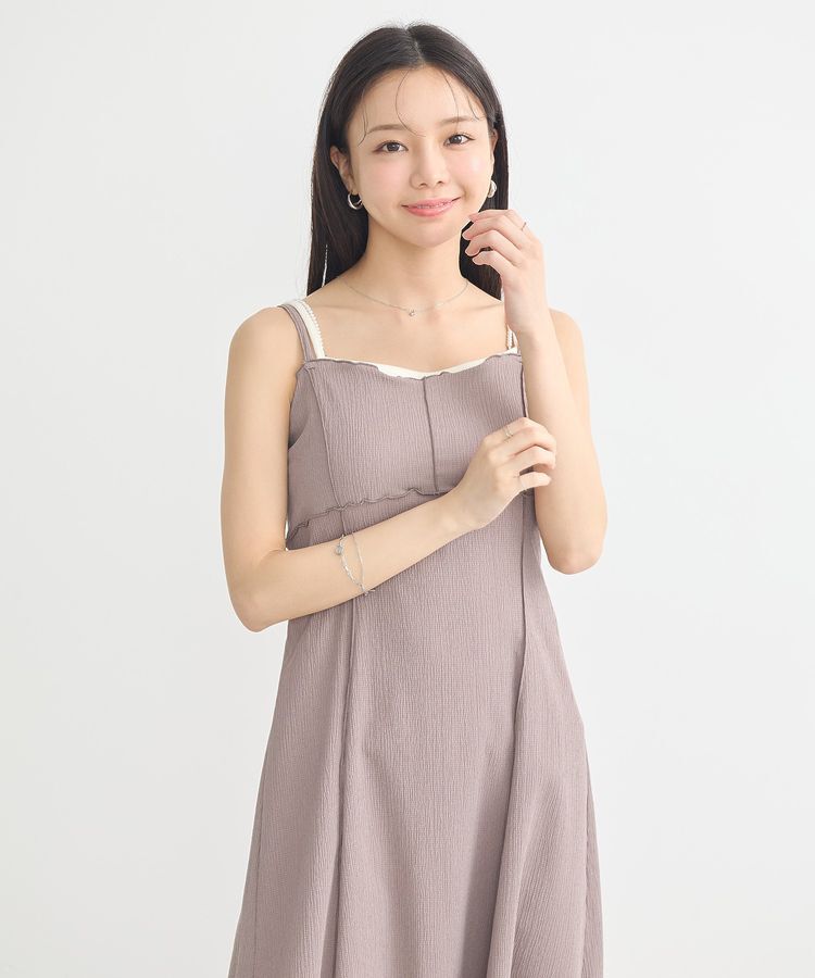 earth music&ecology「パールストラップキャミソール」|キャミソール|