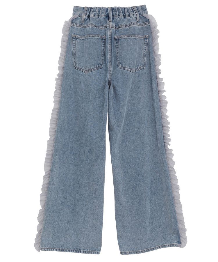 earth music&ecology「サイドチュールデニムパンツ」|デニム|