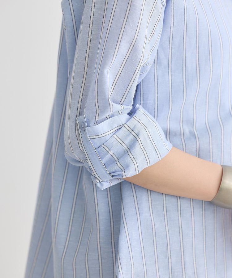 earth music&ecology「綿麻混ベーシックシャツ」|シャツ・ブラウス|