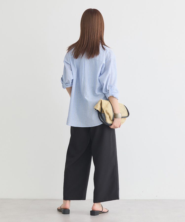 earth music&ecology「綿麻混ベーシックシャツ」|シャツ・ブラウス|