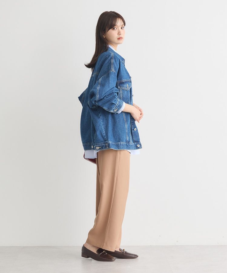 earth music&ecology「ビッグデニムジャケット」|テーラードジャケット|