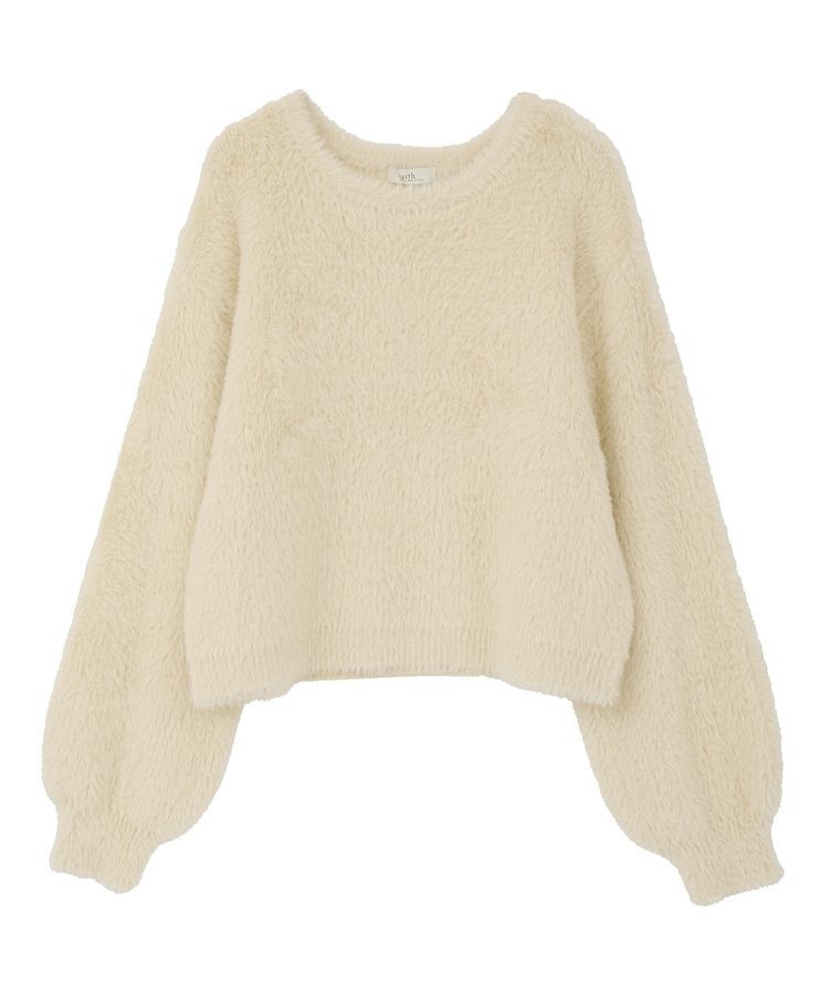 earth music&ecology「Wフェイスシャギープルオーバー」|ニット・セーター|