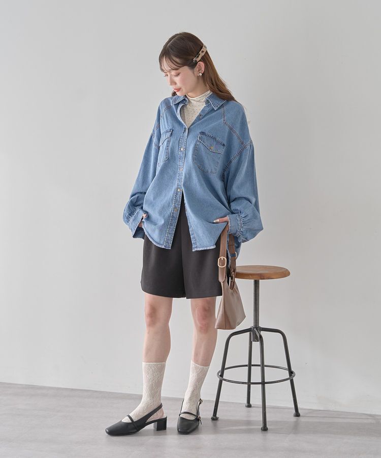 earth music&ecology「ウエスタンデニムシャツ」|シャツ・ブラウス|