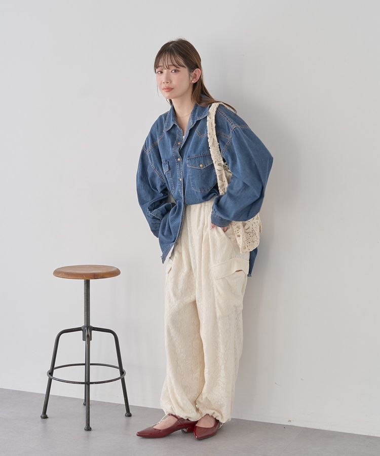 earth music&ecology「ウエスタンデニムシャツ」|シャツ・ブラウス|