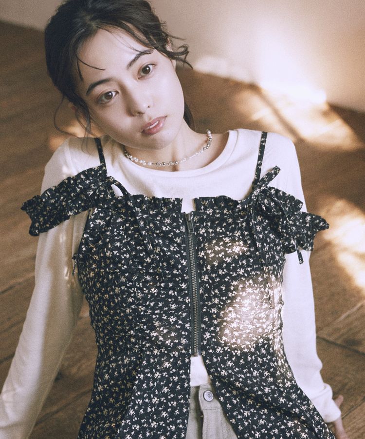 earth music&ecology「パールMIXスライドネックレス」|ネックレス|